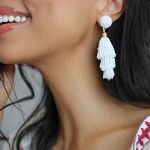 Panacea Beaded Tassel Earrings